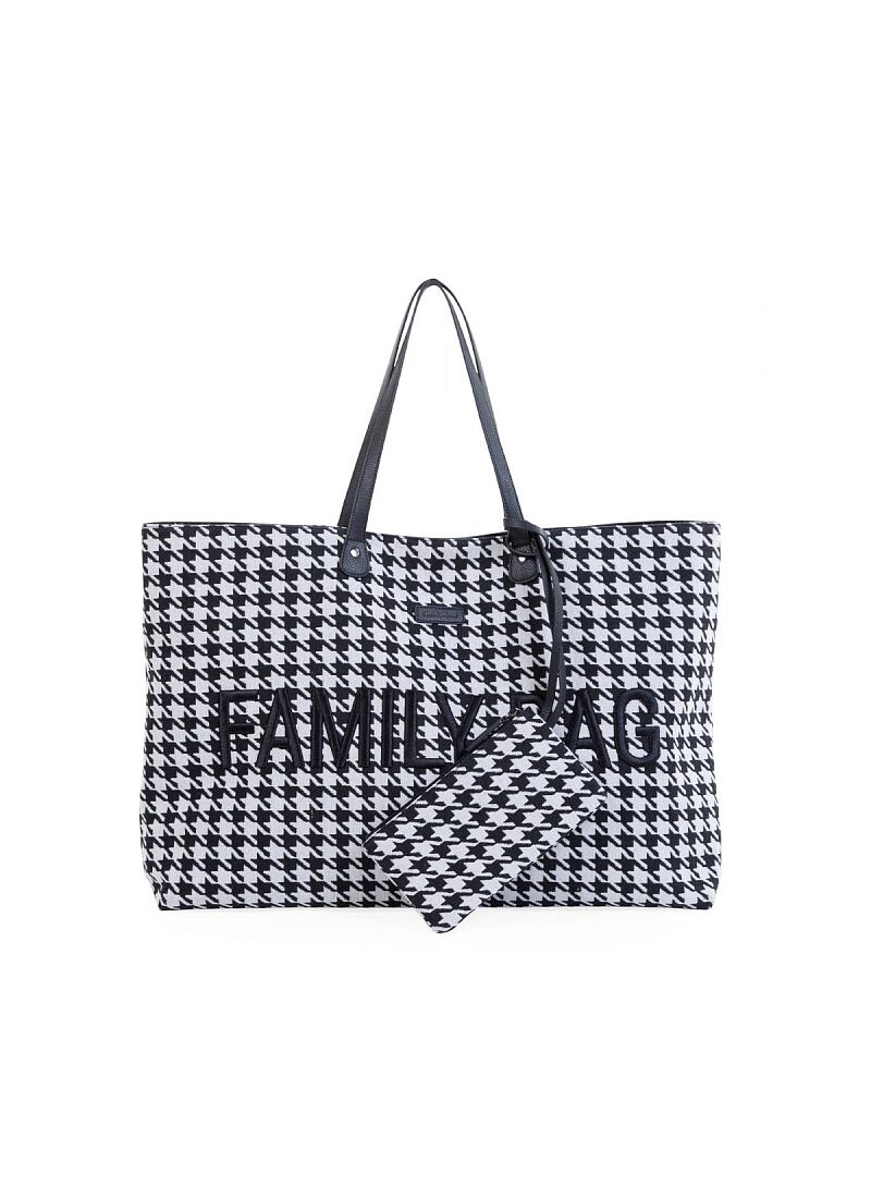 FAMILY BAG PIED DE POULE BLACK