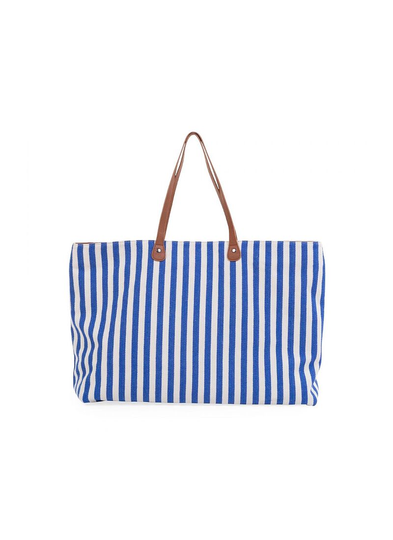 FAMILY BAG STRIPES ELECTRIC BLUE-LIGHT BLUE