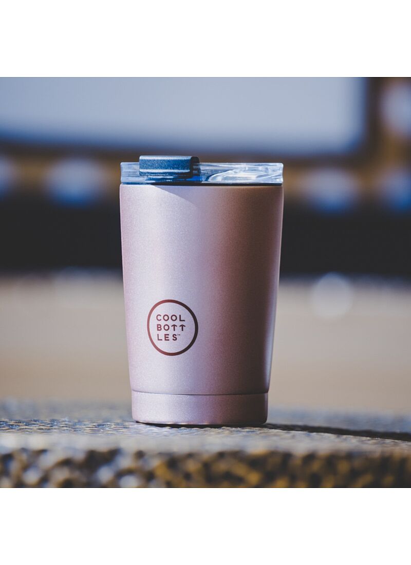 CUP THERMOS (330ML) METALLIC PINK