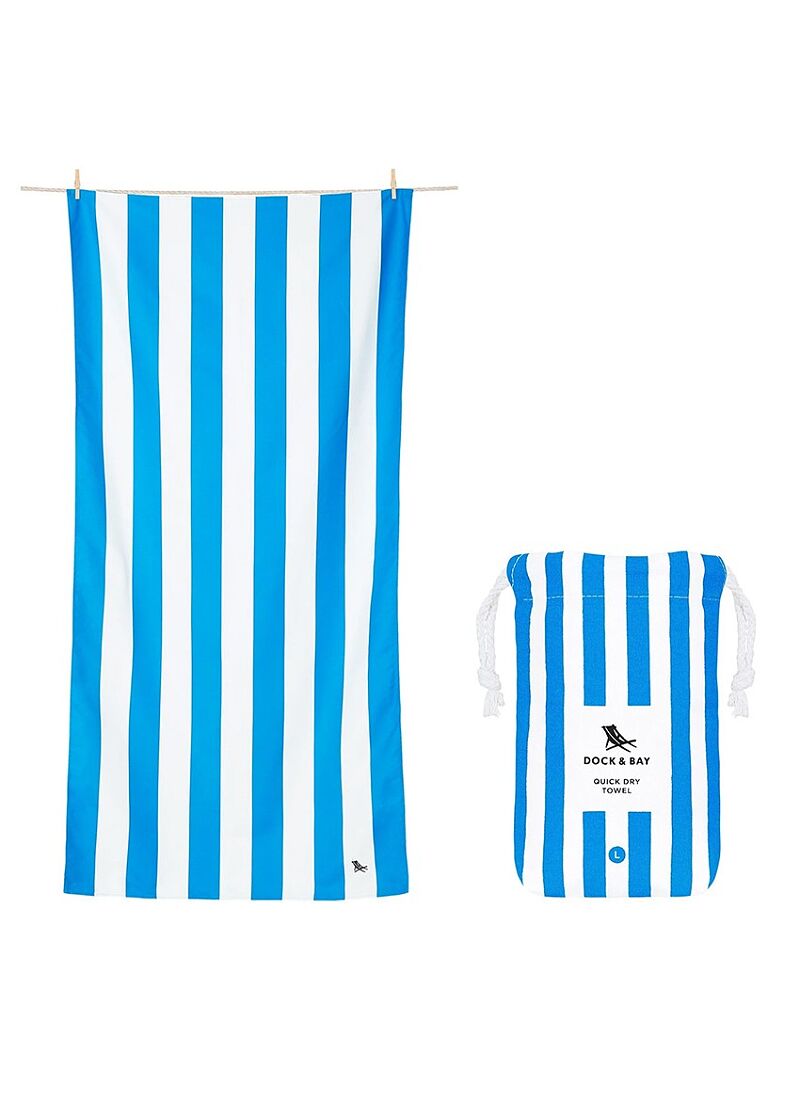 BEACH TOWEL CABANA BONDI BLUE