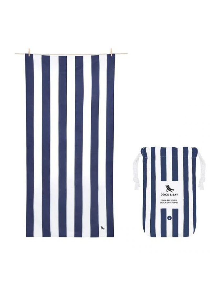 BEACH TOWEL CABANA WHITSUNDAY BLUE