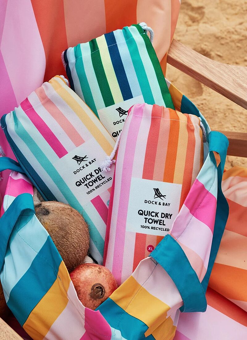 BEACH TOWEL COASTAL CANDY