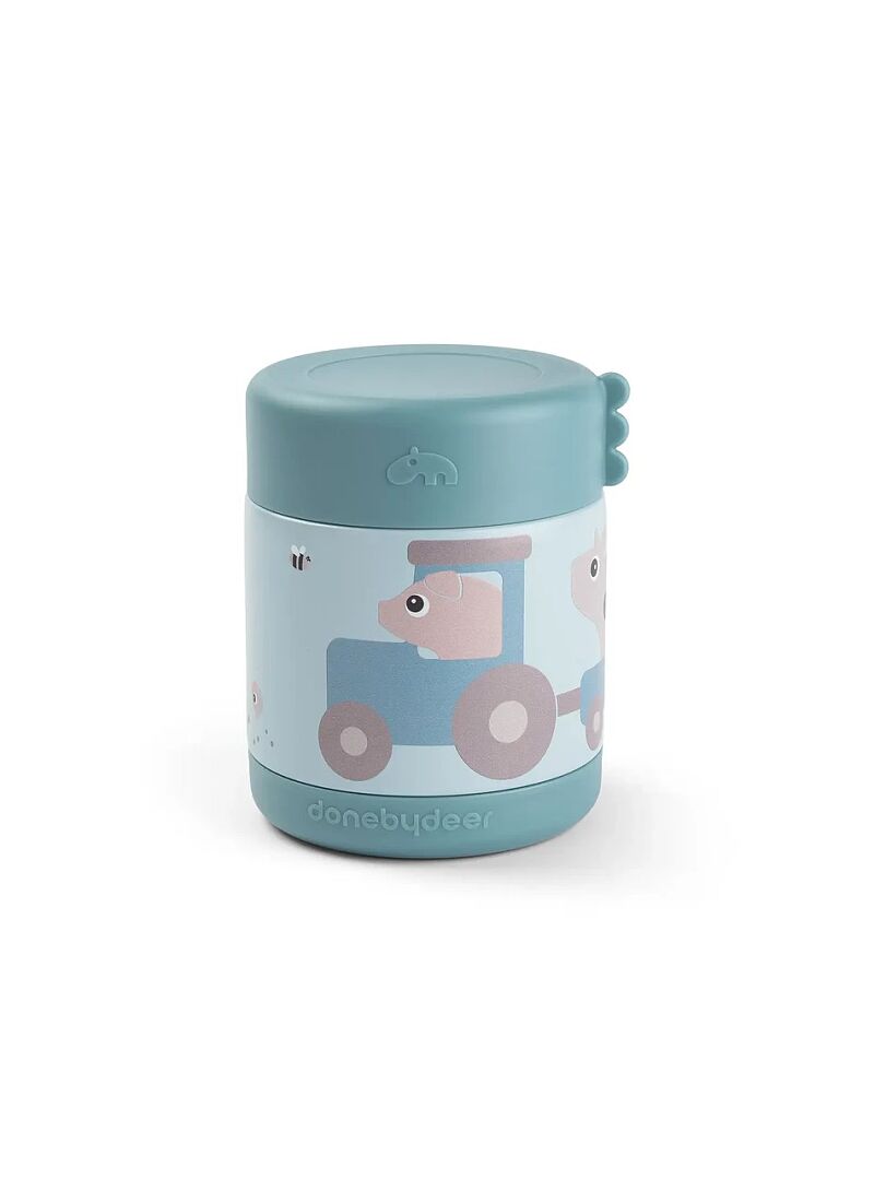 THERMOS BOX TINY FARM BLUE