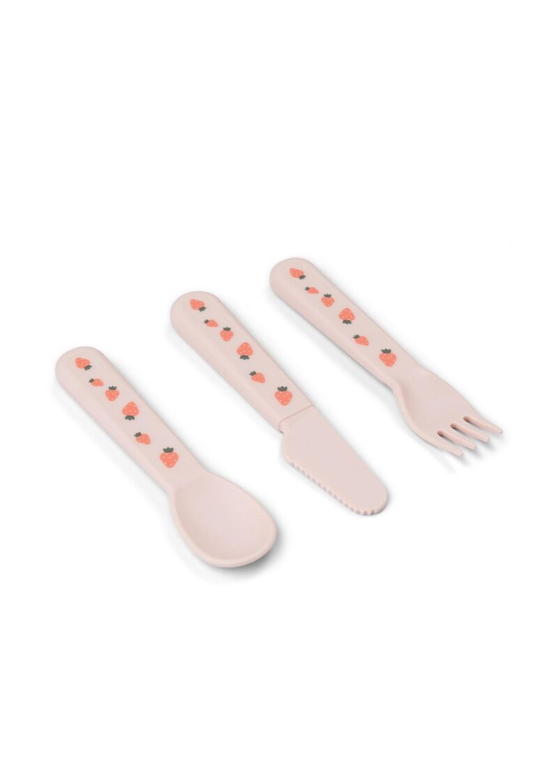 CUTLERY SET (3PCS) TINY FARM POWDER
