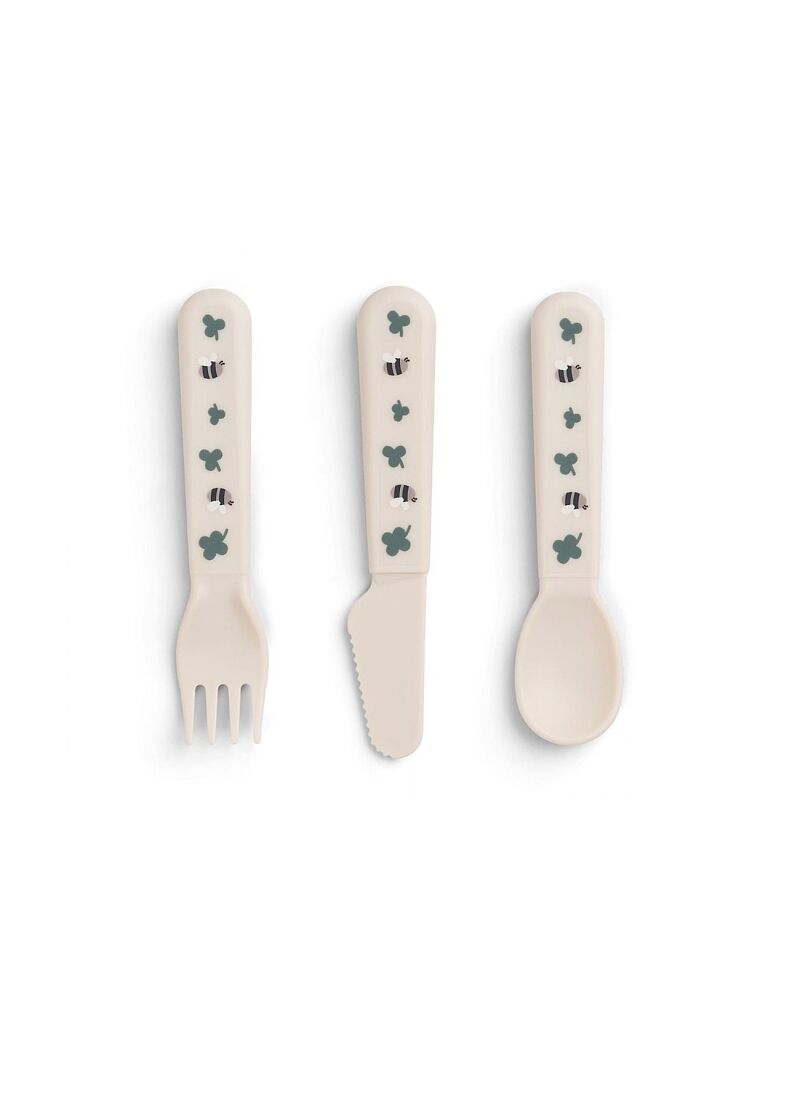 CUTLERY SET (3PCS) TINY FARM SAND
