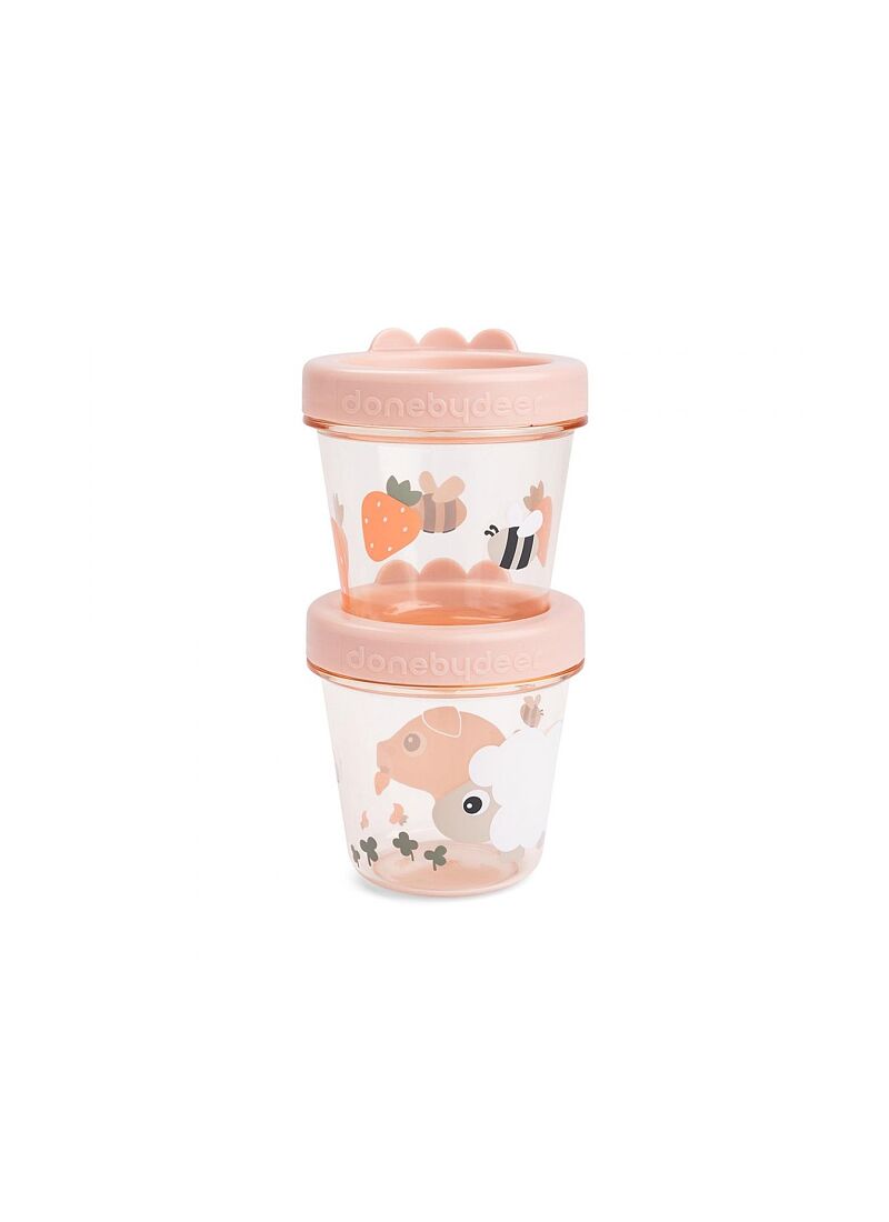 SNACK BOX SET 2PCS TINY FARM POWDER