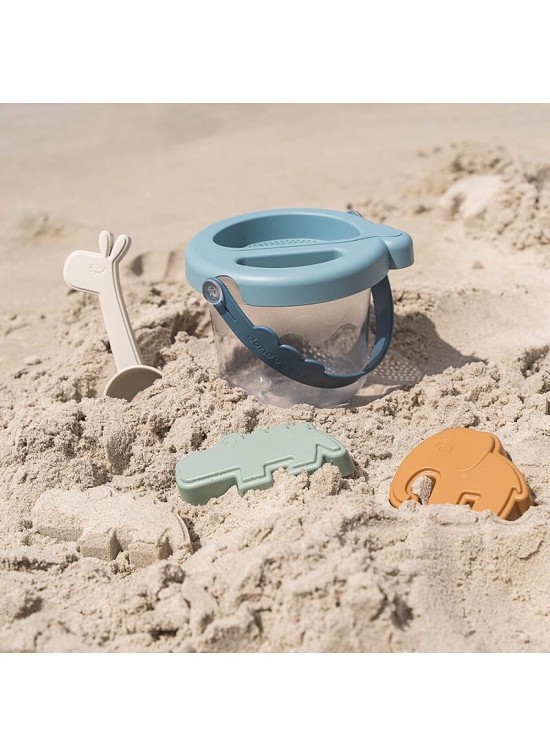 BEACH SET DEER FRIENDS BLUE