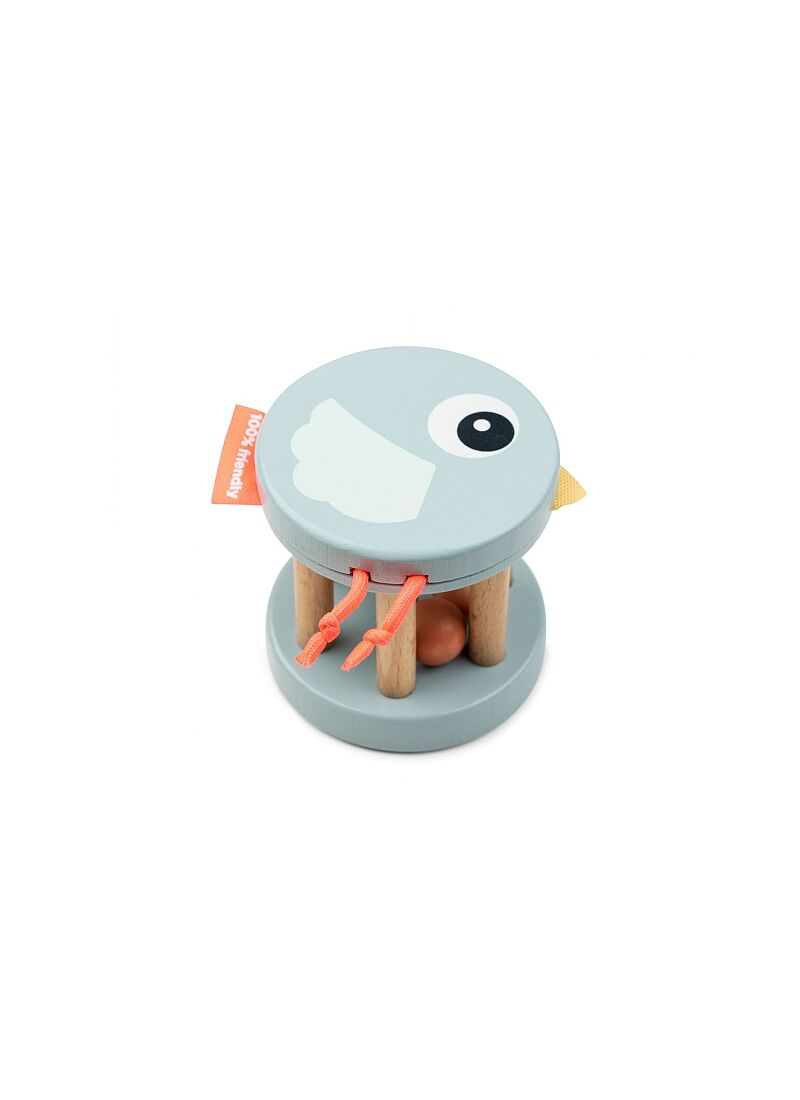 WOODEN ACTIVITY TOY BIRDEE BLUE