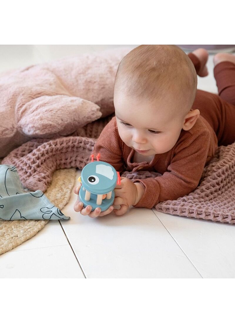 WOODEN ACTIVITY TOY BIRDEE BLUE