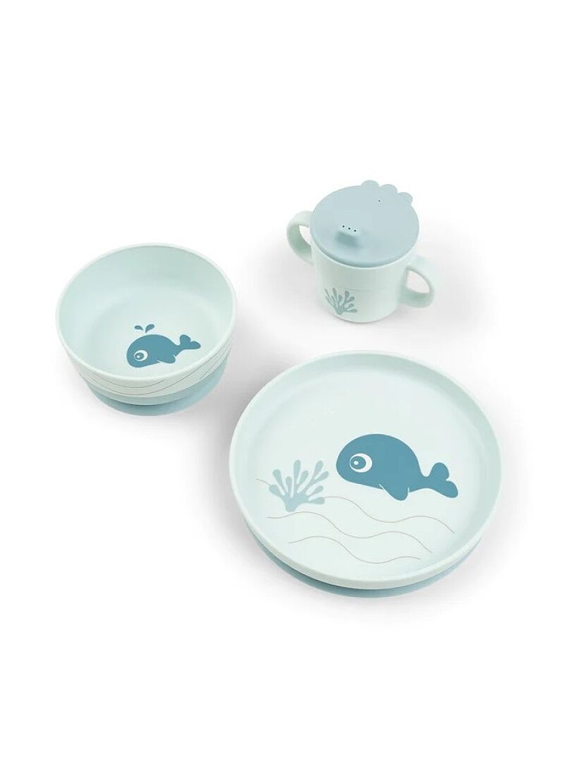 DINNER SET WALLY BLUE