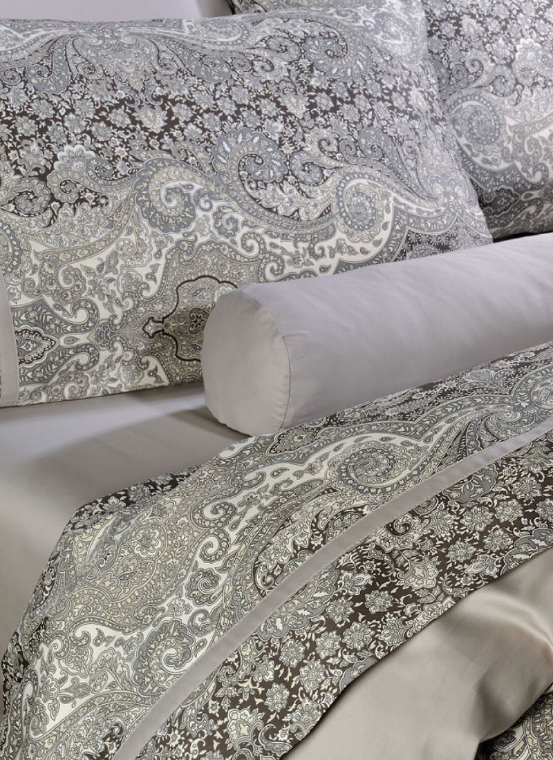 QUEEN SHEET SET BOMBAY BROWN (S834)