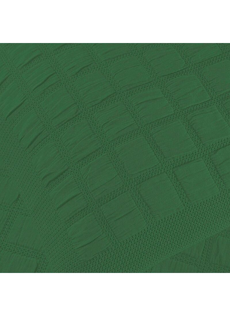 SINGLE KNITTED BLANKET 1186 GREEN