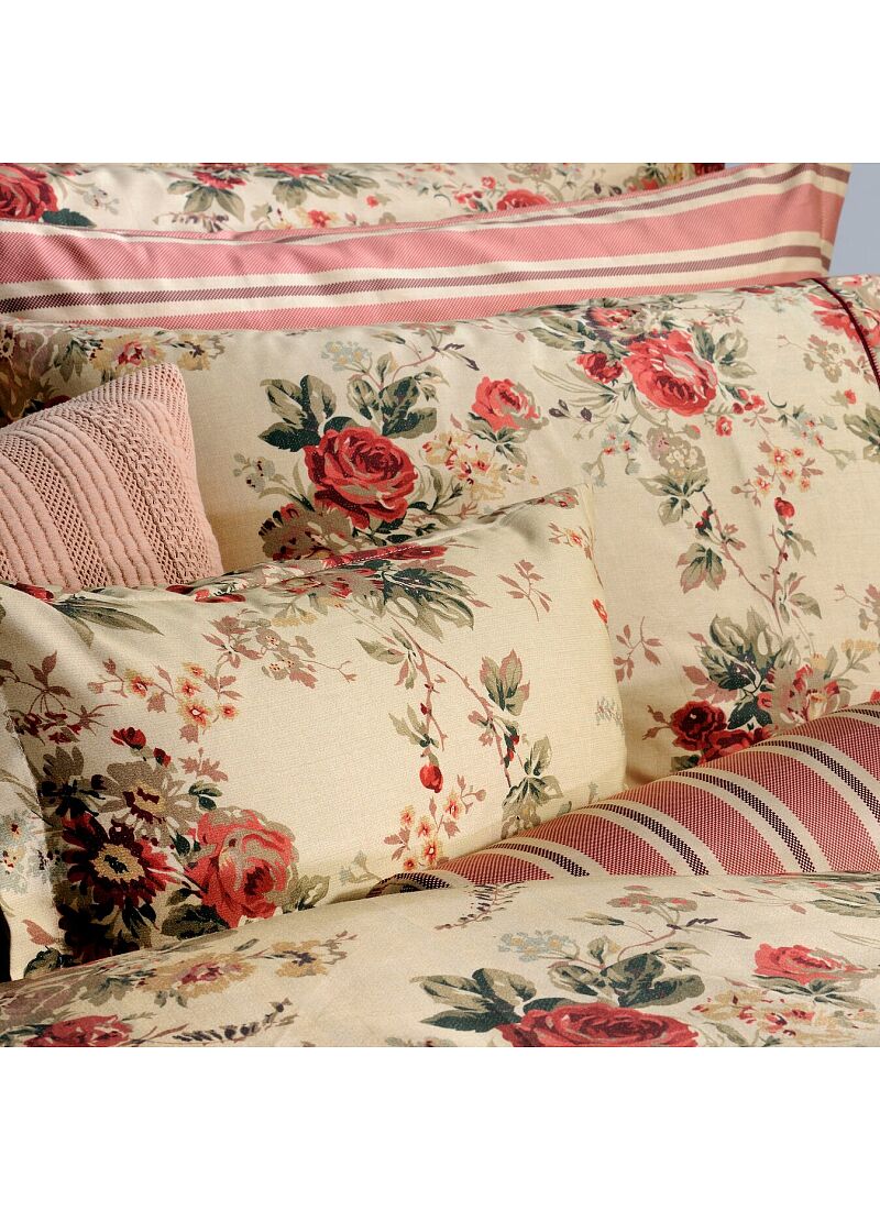 KING SIZE SHEET SET ANTIQUE FLOWER (S869)