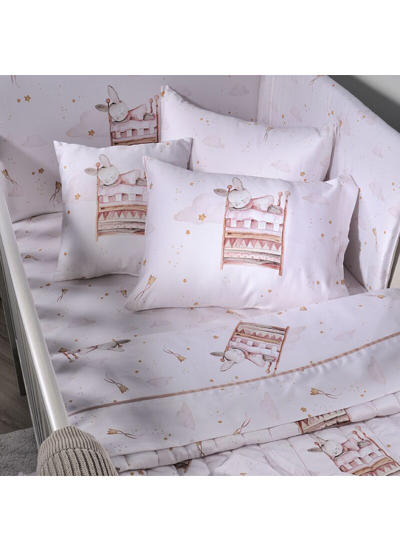 CRIB SHEETS SET LITTLE BUNNY (BS854)