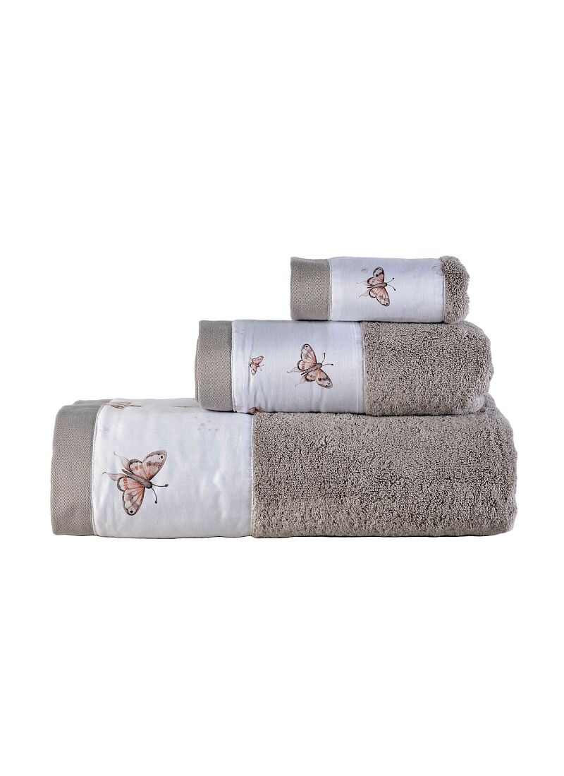 3PCS TOWEL SET MELINA BEIGE