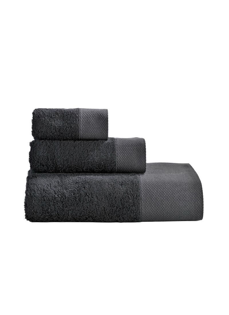 TOWEL SET 3PCS ROSA BLACK