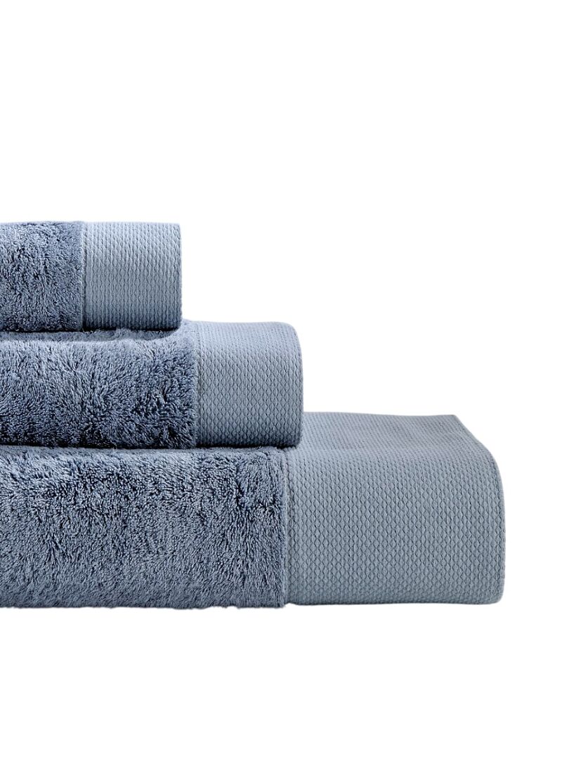 3 PC TOWEL SET ROSA INDIGO
