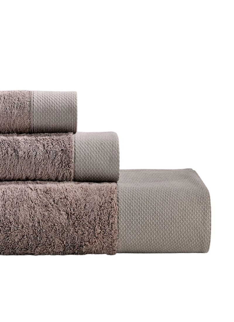 TOWEL SET 3PCS ROSA BROWN