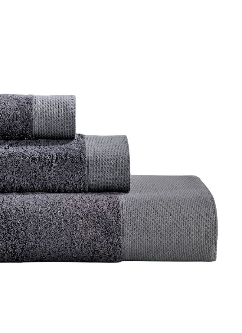 TOWEL SET 3PCS ROSA DARK GREY