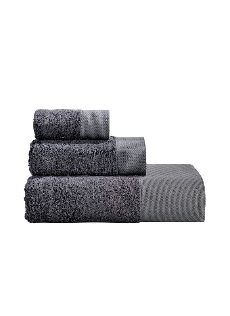 TOWEL SET 3PCS ROSA DARK GREY