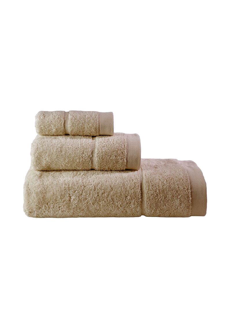 3 PC TOWEL SET JOANNE LIGHT BROWN
