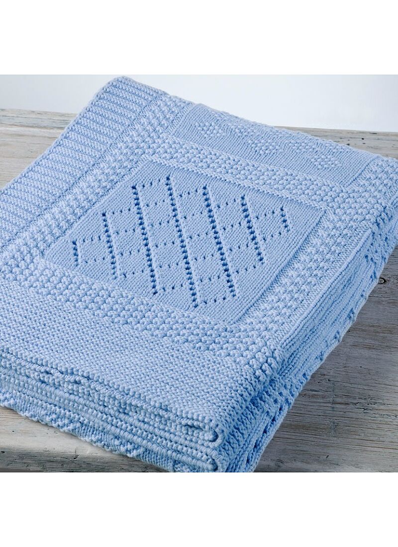CRIB BLANKET (90X120) 07 LIGHT BLUE