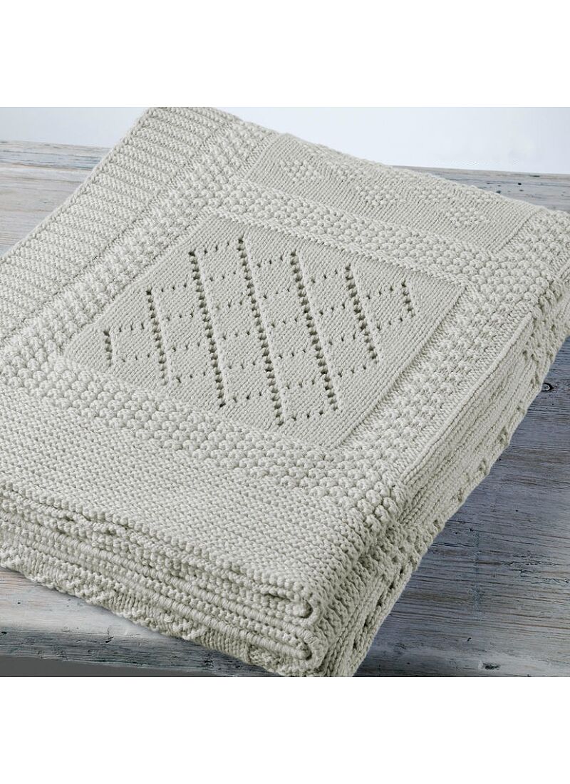 CRIB BLANKET (90X120) 07 LIGHT GREY
