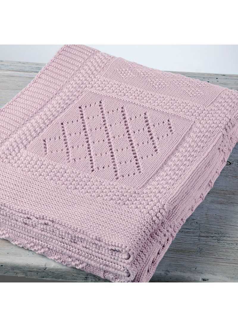 CRIB BLANKET (90X120) 07 PINK