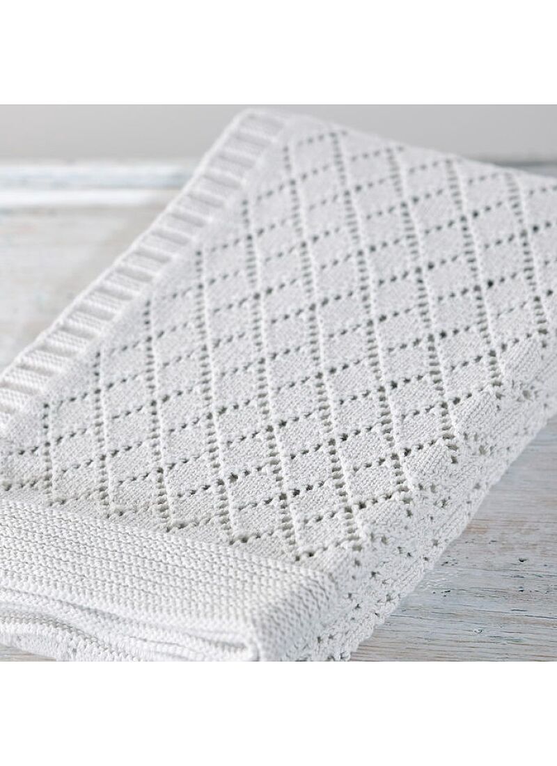 CRADLE BLANKET (75X100) 227 LIGHT GREY