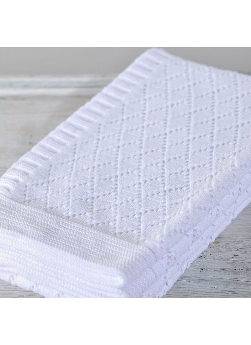 CRADLE BLANKET (75X100) 227 WHITE