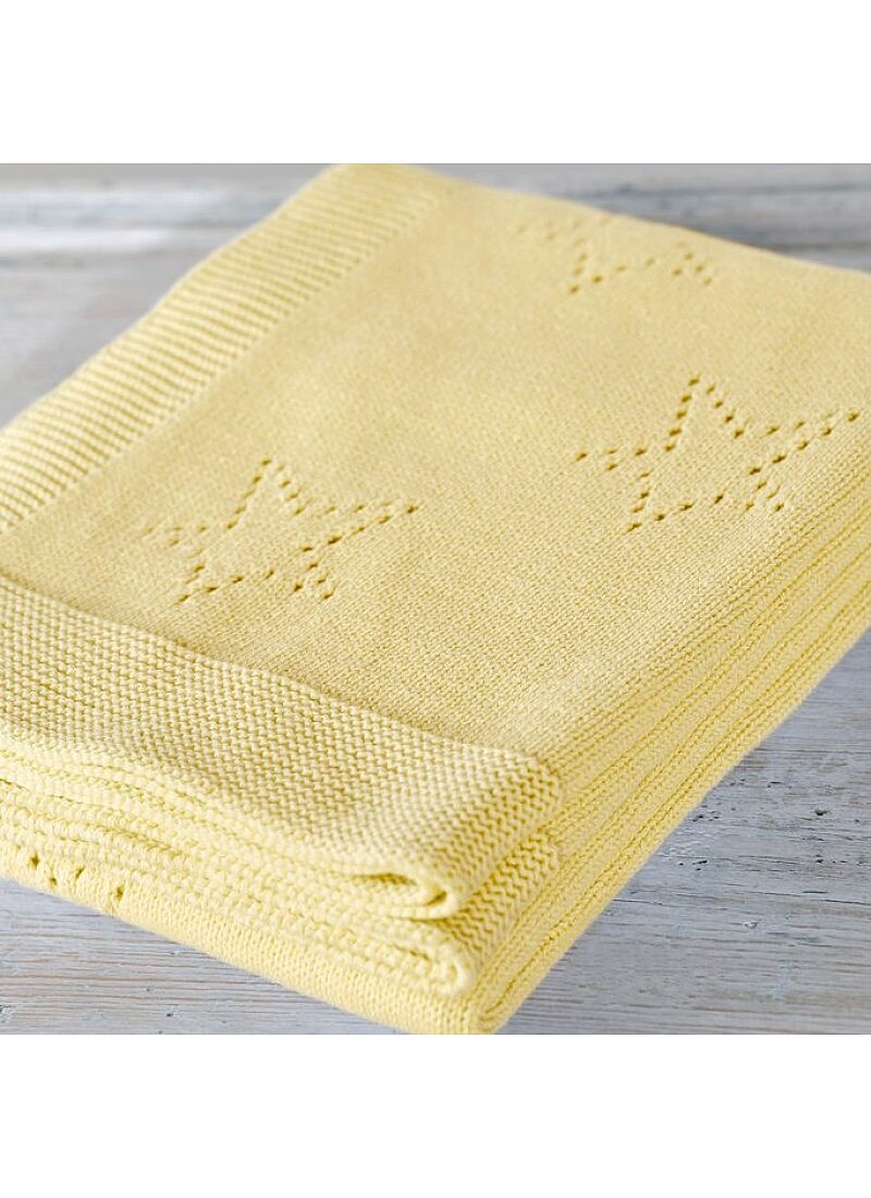 CRADLE BLANKET (75X100) 449 BANANA