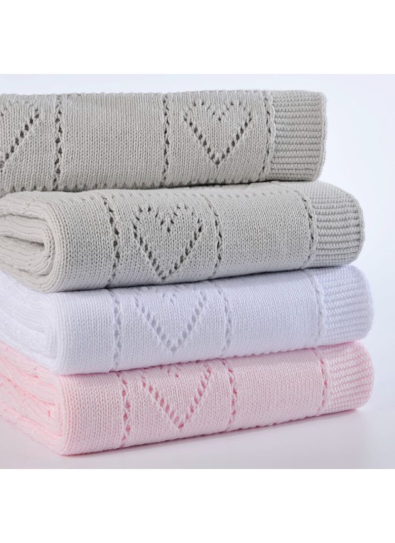 CRADLE BLANKET (75X100) 450 PINK