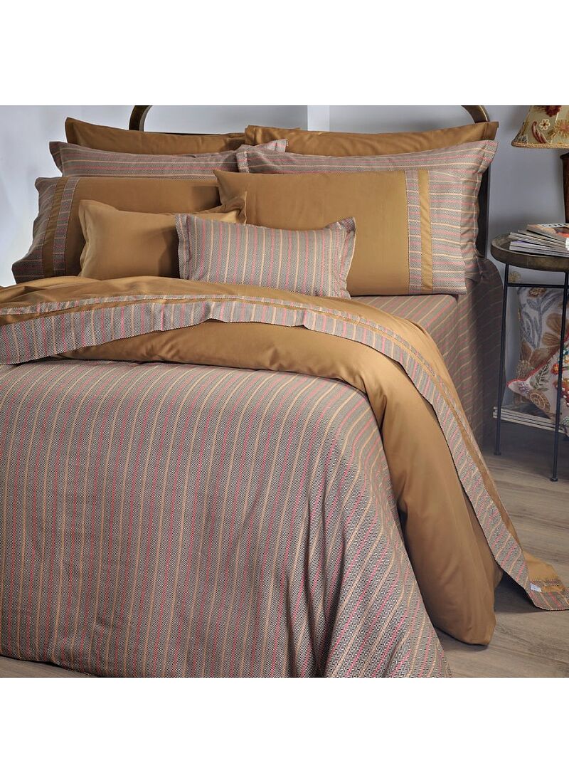 KING SIZE DUVET COVER SET MULTISTRIPE (S845)