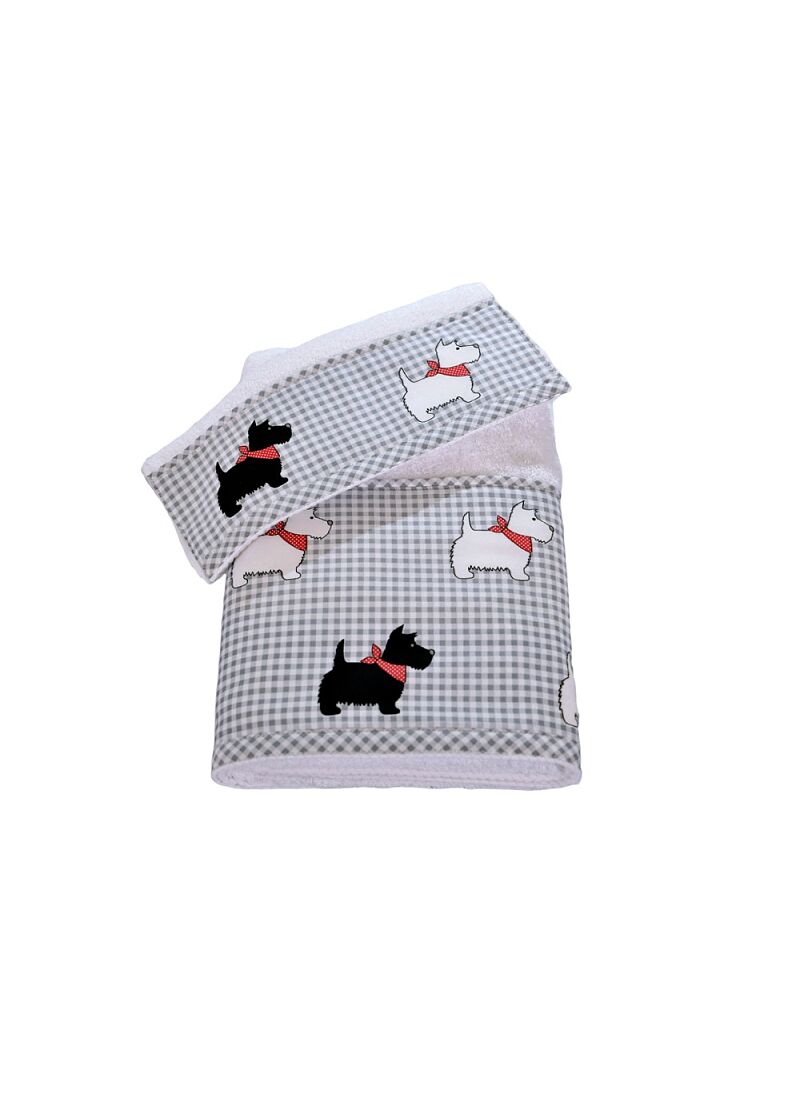 KIDS TOWEL SET (2PCS) DOG (S767)