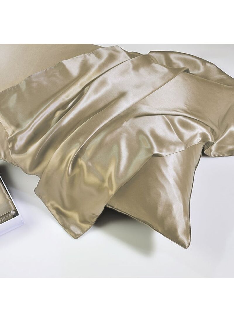 PILLOWCASE SILK CHAMPAGNE
