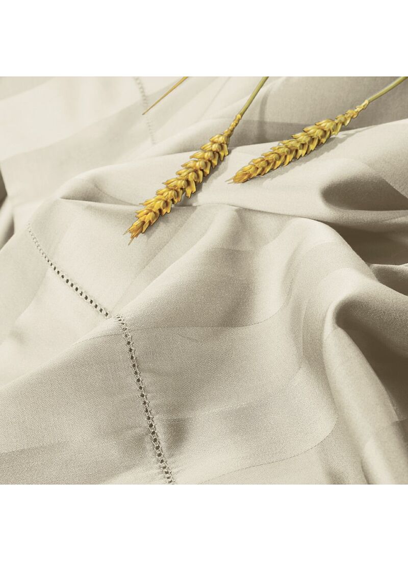 SINGLE DUVET COVER SET ZAQUARD ECRU