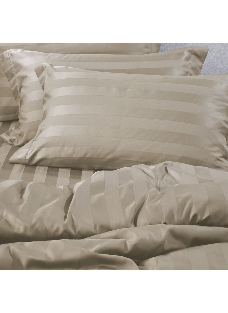 PILLOWCASE SET ZAQUARD LIGHT BEIGE