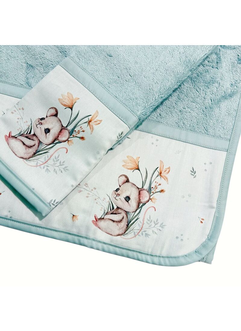 BAMBOO TOWEL SET (3 PCS) LITTLE MOUSE