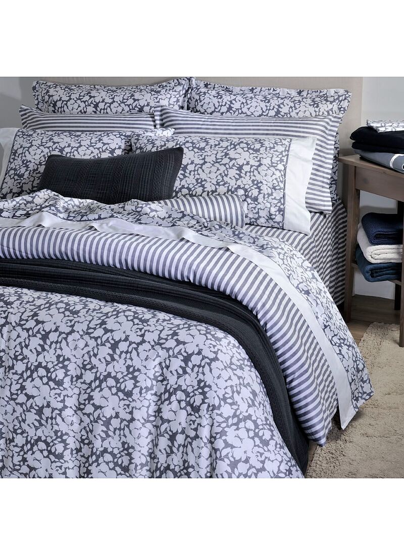 QUEEN SHEET SET ELVIRA BLUE (S877)