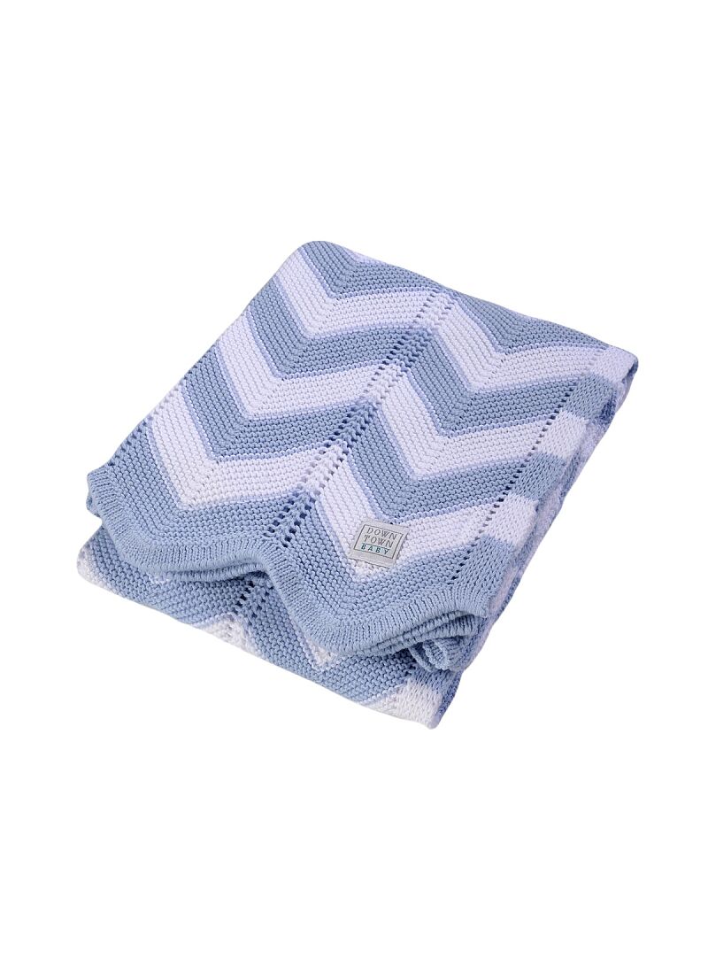 BASSINET BLANKET (75X105) 456 BLUE