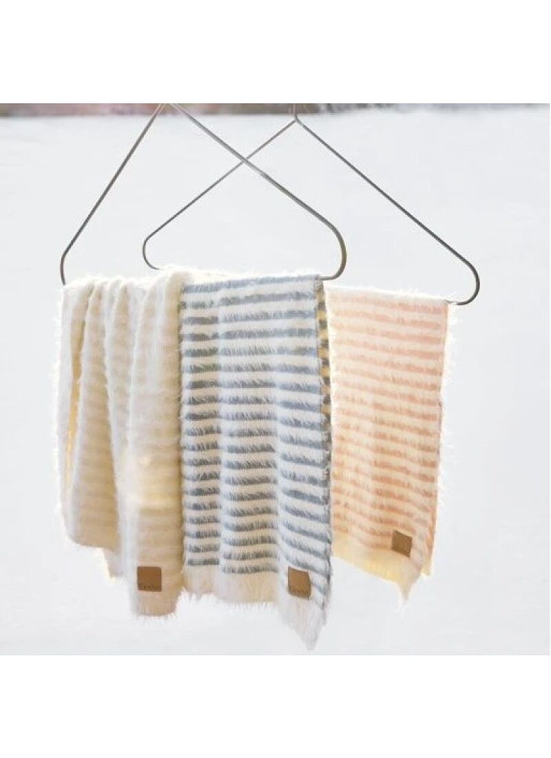 CRADLE BLANKET (75X100) VANILLA WHITE