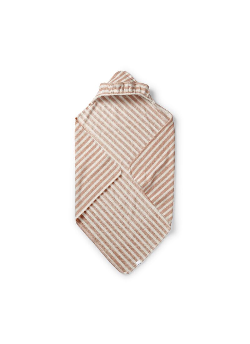 HOODED TOWEL CANDY STRIPES