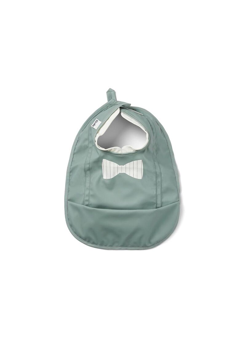 BABY BIB PEBBLE GREEN