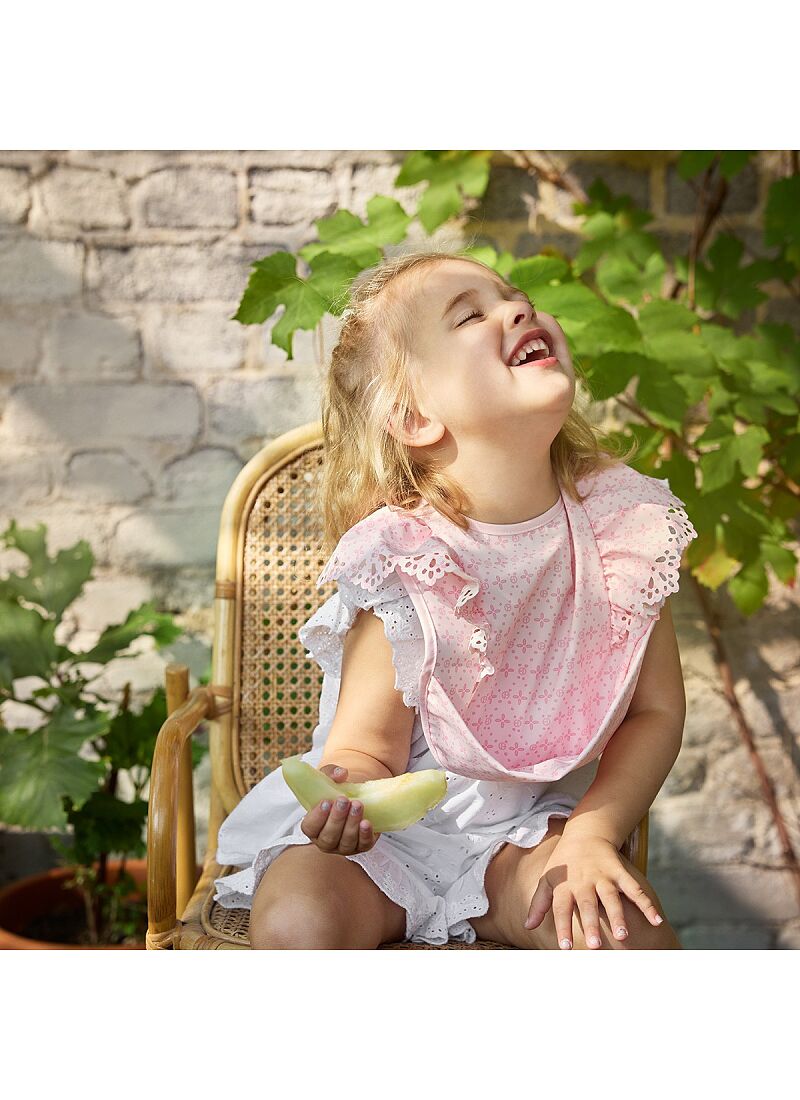 BABY BIB EMBROIDERY ANGLAISE