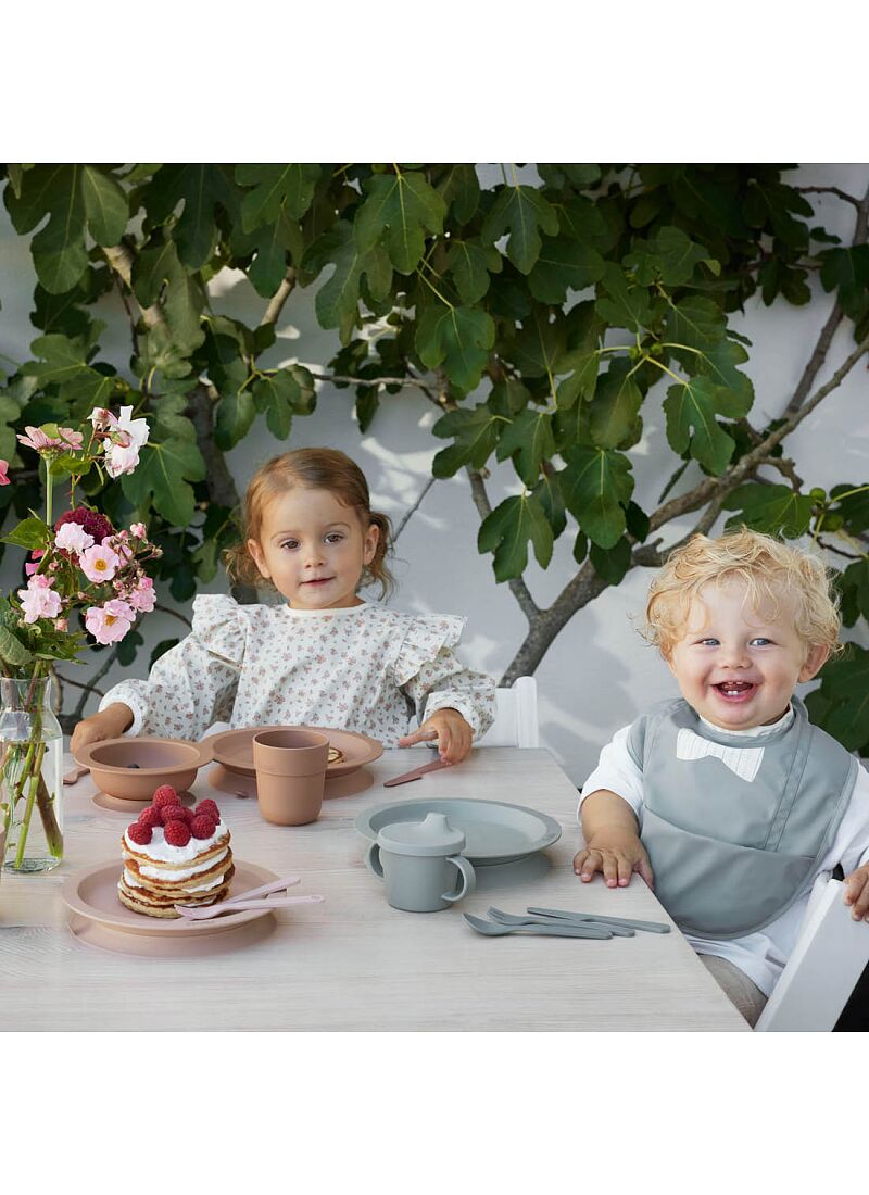 BABY BIB PEBBLE GREEN