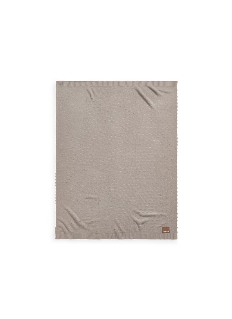CRADLE BLANKET (75X100) POINTELLE TENDER TAUPE