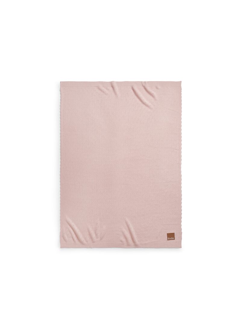 CRADLE BLANKET (75X100) POINTELLE MISTY PINK