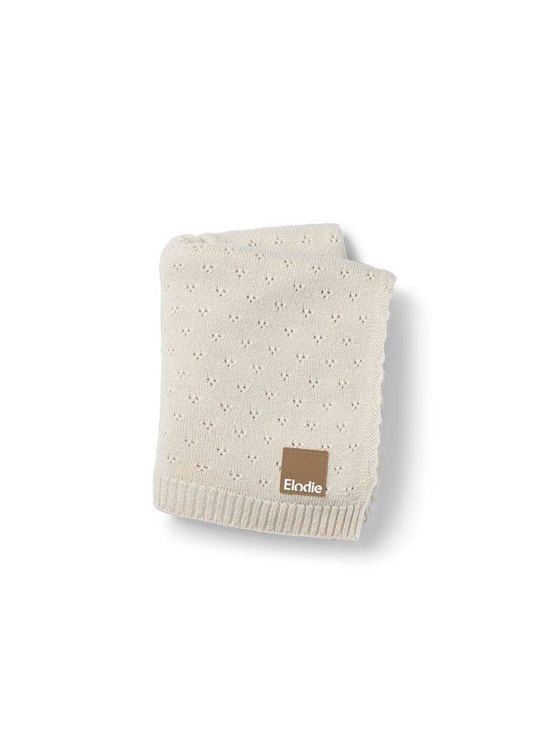 CRADLE BLANKET (75X100) POINTELLE CREAMY WHITE