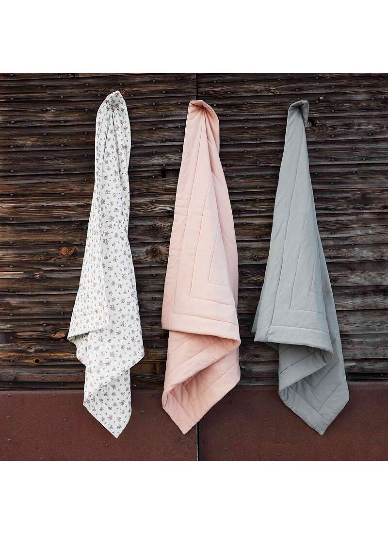 BABY QUILT (100 x 100) BLUSHING PINK