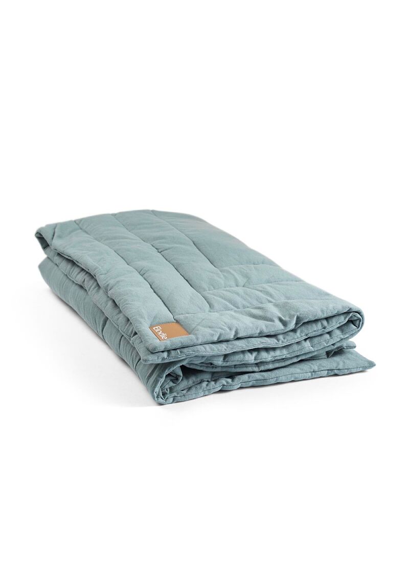 BABY QUILT (100 x 100) PEBBLE GREEN